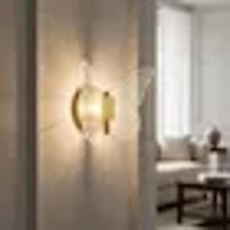 Arandela Borboleta Dinamica Led 3000k Dourada Decorativa de parede