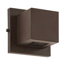 Arandela box 2 fachos externa Marrom + LED G9 B.Quente ST891 Arandela box 2 fachos externa Marrom + LED G9 B.Quente ST891