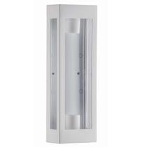 Arandela Branca 13x8x40cm Prime 2 Lâmpadas E27 Dital Bivolt Versátil
