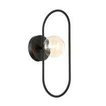 Arandela Cadre Preto 1L G9 Casual Light AR1332PT