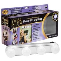 Arandela Camarim Espelho Maquiagem Led 4 Lampada Sem Fio Arandela Camarim Espelho Maquiagem Led 4 Lampada Sem Fio