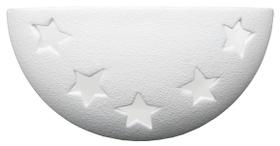 Arandela ceramica artesanal retro meia lua astral