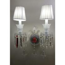 Arandela Classica Dupla Cristais Cupula Chipandelle Belissim Arandela Classica Dupla Cristais Cupula Chipandelle Belissim