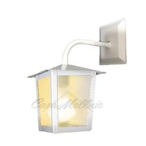 Arandela Colonial Quadrada Pequena Ideal L-2-B Branca