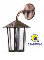 arandela colonial sextavada cobre blumenau