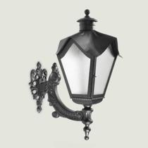 Arandela Colonial Sinha Preto 1E27 80cm 1514