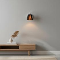 Arandela Com Cupula 1 Lamp. E14 - Preta Hevvy L0001a Preto