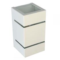 Arandela com friso Branca 15cm 1XG9 - Rioprelustres - AR6203 BR-TEXT