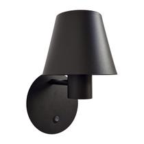 Arandela Com Interruptor Carlotta 4078 Cor Preto Texturizado E27