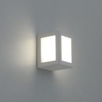 Arandela com led três fachos 2.700k 3w branca ip54 11x9x8cm Arandela com led três fachos 2.700k 3w branca ip54 11x9x8cm