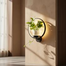 Arandela Com Vaso de Plantas, 10w, Luz Amarela, Bivolt, LexLight Arandela Com Vaso de Plantas, 10w, Luz Amarela, Bivolt, LexLight