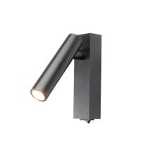 Arandela Core Preto LED Lente Antiofuscante 3000K Spotline