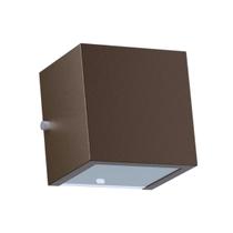 Arandela Cubo G 10X10X12cm Bivolt G9 Sem Lâmpada Interna Externa Muro Parede - 112