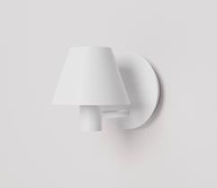 Arandela cúpula chapéu em metal branco fosco IE27 cod. AR6028 Old Artisan Arandela cúpula chapéu em metal branco fosco IE27 cod. AR6028 Old Artisan