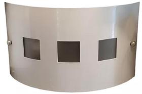 Arandela Curva Branca Ref 061p 1 Lamp. E27 - Hansa Arandela Curva Branca Ref 061p 1 Lamp. E27 - Hansa