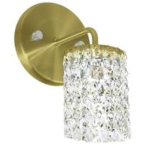 Arandela De Cristal Legitimo Clearwall Redonda Dourada Arandela De Cristal Legitimo Clearwall Redonda Dourada