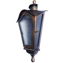 Arandela de Ferro Colonial Sinhá Meia Taça Cor Cobre Arandela de Ferro Colonial Sinhá Meia Taça Cor Cobre