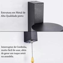 Arandela De Leitura Foco Movel Interruptor Cordinha Quarto Bet22