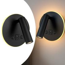Arandela De Leitura Foco Móvel Led Usb E Usb-c Sala Bet82