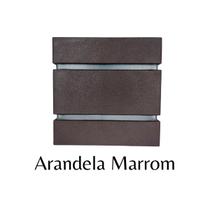 Arandela de Parede 2 Focos 2 Frisos Interna ou Externa Muro Escada Corredor Escritório Bivolt Arandela branca marrom preta