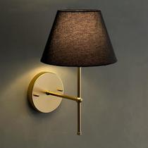 Arandela De Parede Clássica Interna Alumínio Com Cúpula Ref 19 Iluminação de Casa, sala, Corredor, lavabo, Quarto e cabeceira cama