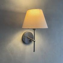Arandela De Parede Clássica interna Com Interruptor e Cúpula Ref 19 Iluminação Casa, Sala, lavabo e Corredor, Quarto e Cabeceira Cama