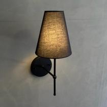 Arandela De Parede Clássica Interna de alumínio e Bivolt com Cúpula Ref 05 Para Casa Sala, lavabo e Quarto cabeceira de Cama