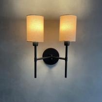 Arandela de parede Dupla Imperial Clássica Com Cúpula Preto Para Casa, Sala, Quarto, lavabo, Corredor Sala, cabeceira de Cama Arandela de parede Dupla Imperial Clássica Com Cúpula Preto Para Casa, Sala, Quarto, lavabo, Corredor Sala, cabeceira de Cama