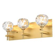 Arandela de parede Elegant Lighting Graham 3 Light Gold Iron