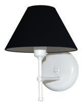 Arandela De Parede em Alumínio e Cúpula de Algodão Para Sala, Quarto Cabeceira De Cama Bivolt 110v/220v