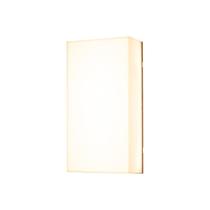 Arandela De Parede Externa Retangular Cubo Para Muro Quintal