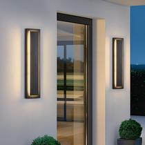 Arandela de parede externa Tewei 60 cm LED Warm White 120V, pacote com 2