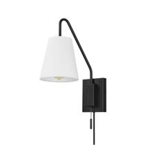 Arandela de parede GLOBE Electric 65000043 Braço giratório de 1 luz