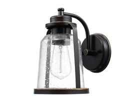 Arandela de parede Globe Roth Rubbed Bronze 1-Light