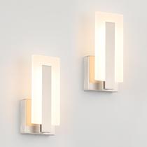 Arandela de parede Joosenhouse Modern LED 7W 3000K Warm White Conjunto de 2