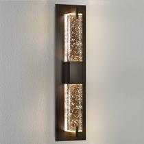 Arandela de parede LED WOSHITU 48 cm preta moderna 3000K regulável Arandela de parede LED WOSHITU 48 cm preta moderna 3000K regulável