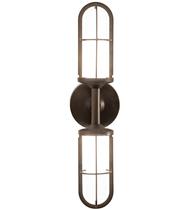 Arandela de parede Meyda Jaula com 5 cm de largura com 2 luzes LED A19 Arandela de parede Meyda Jaula com 5 cm de largura com 2 luzes LED A19