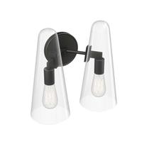Arandela de parede Modway Beacon 2-Light Clear Black Arandela de parede Modway Beacon 2-Light Clear Black