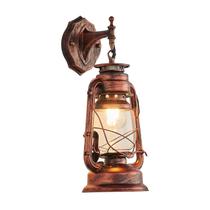 Arandela de parede NOXARTE Luz rústica montada em lanterna W7 x H15 cm