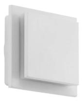 Arandela De Parede Slide Led Quadrada Brilia 127/220v Branco Arandela De Parede Slide Led Quadrada Brilia 127/220v Branco