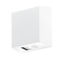 Arandela de Parede Slim Quadrado Facho Duplo A 10,9cm x L 10,9cm x P 4,6cm Arandela de Parede Slim Quadrado Facho Duplo A 10,9cm x L 10,9cm x P 4,6cm