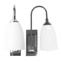 Arandela de parede Westek LED operada por bateria, pacote com 2 unidades de 100 lúmens Arandela de parede Westek LED operada por bateria, pacote com 2 unidades de 100 lúmens