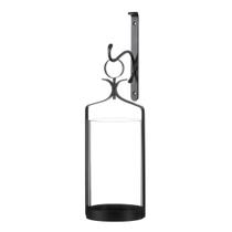 Arandela de parede Zings & Thingz 57072375 Black Iron Hurricane Arandela de parede Zings & Thingz 57072375 Black Iron Hurricane