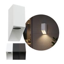 Arandela de Sobrepor Bisel 1 Foco Parede/Muro/Fachada 1xGU10 Starlumen ST3256 - Branco Arandela de Sobrepor Bisel 1 Foco Parede/Muro/Fachada 1xGU10 Starlumen ST3256 - Branco