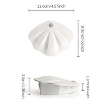 Arandela Decorativa LED Modelo Concha Sem Fio 3 Tons Sensor Luz Ambiente Moderno Elegante Arandela Decorativa LED Modelo Concha Sem Fio 3 Tons Sensor Luz Ambiente Moderno Elegante