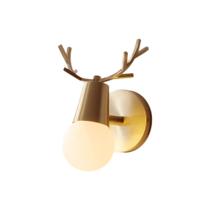 Arandela Deer Head Dourado Led 8W 3000K Bivolt LA0050 Delis Arandela Deer Head Dourado Led 8W 3000K Bivolt LA0050 Delis