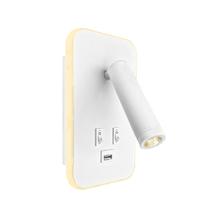 Arandela Direcionável Led Leitura Interruptor Usb Sala Bet79 Arandela Direcionável Led Leitura Interruptor Usb Sala Bet79