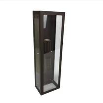 Arandela Dm Retangular 213/45 5 Vidros 45cm Marrom Texturiza Arandela Dm Retangular 213/45 5 Vidros 45cm Marrom Texturiza