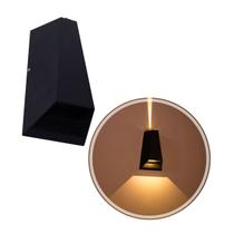 Arandela Drie Preta LED 6W Branco Quente ST2901 Arandela Drie Preta LED 6W Branco Quente ST2901