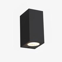 Arandela Duble Opus Preto Gu10 Bivolt